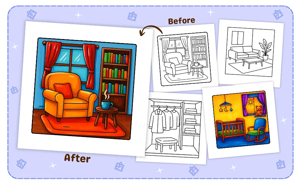 Simple Rooms A+ Content Slide 3