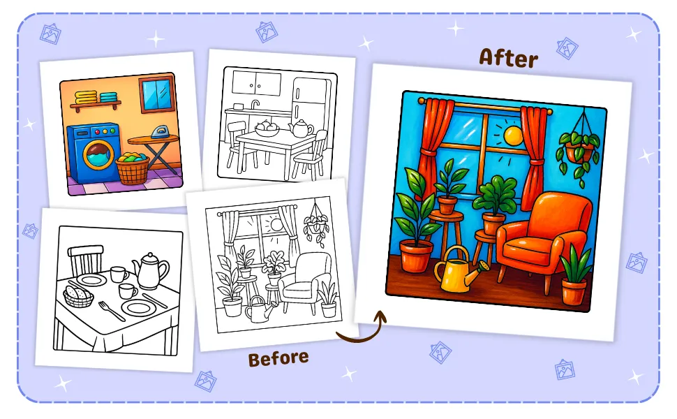 Simple Rooms A+ Content Slide 4