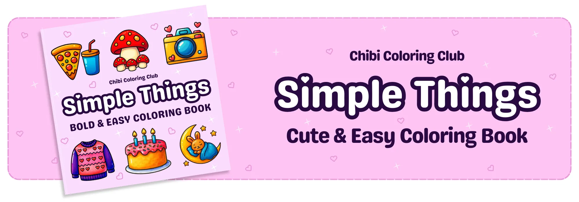 Simple Things Coloring Book A+ Content Slide 1