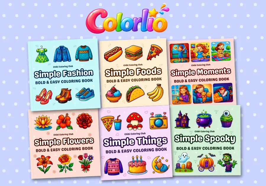 Colorlio Coloring Books Collection Banner