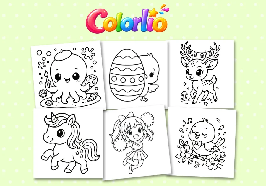 Colorlio Free Coloring Pages Banner